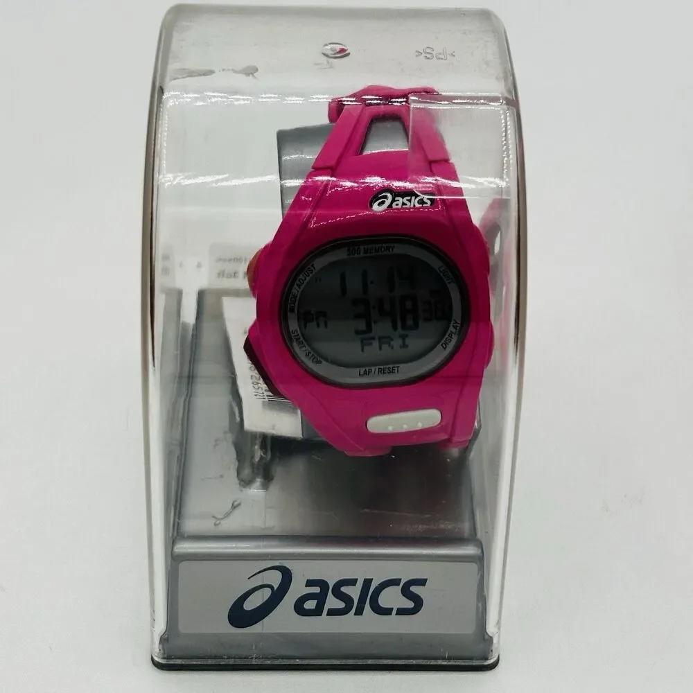 Asics WJ11-4000 Digital Sports Watch Pink NOB
